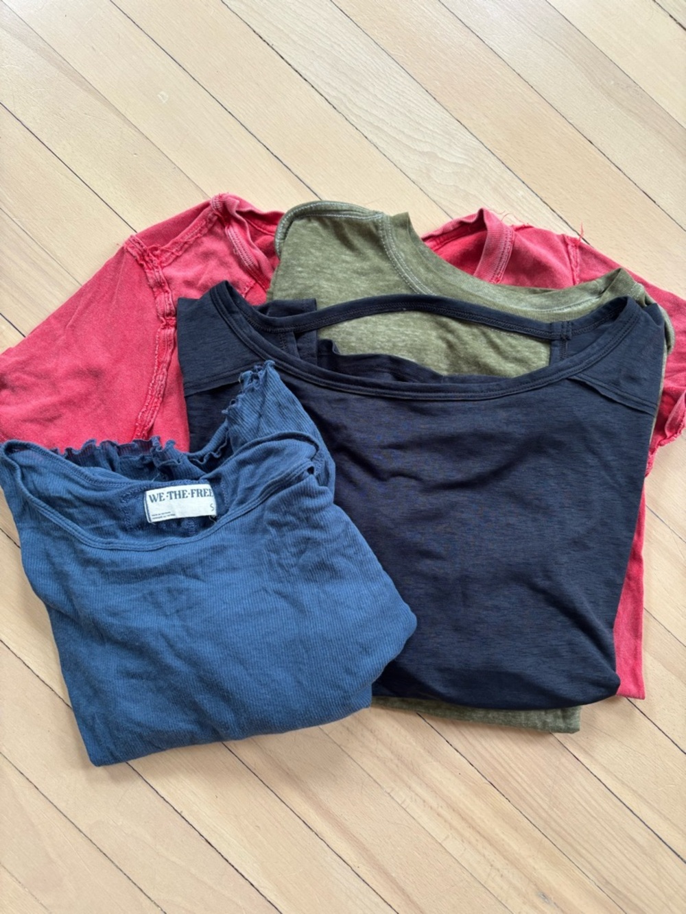 We The Free Short Sleeve Tees - Blue, Black, Olive, Red